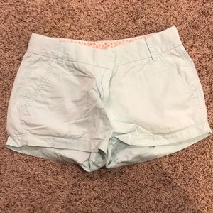 Teal J Crew Broken In Chinos